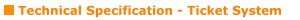Technical Specification - Ticket System